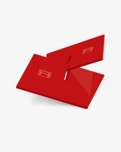Assouline Supports A Livres<Un Stand De Livres - Rouge Uni